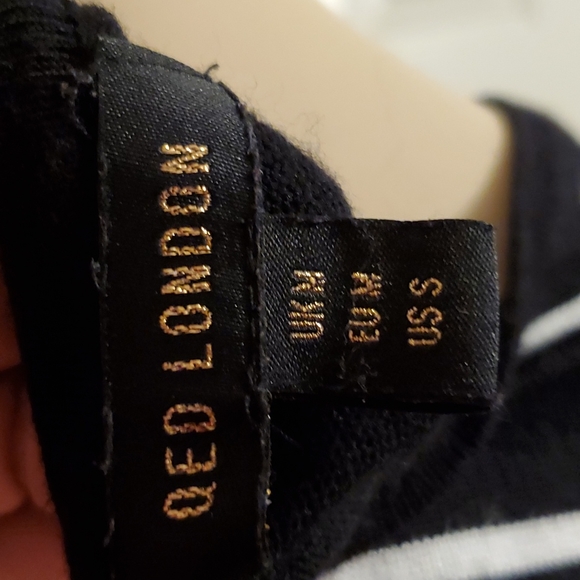 Black striped sweater with puffy sleeves - Picture 4 of 4